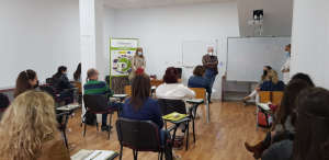 Apertura del curso Gestión de llamadas de teleasistencia Ed. 2 en Lopera. Turno de mañana