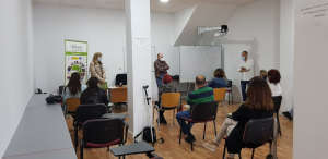 Apertura del curso Gestión de llamadas de teleasistencia Ed. 2 en Lopera. Turno de mañana