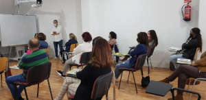 Apertura del curso Gestión de llamadas de teleasistencia Ed. 2 en Lopera. Turno de mañana