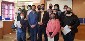 Entrega de diplomas del curso Elaboración de productos a raíz del aceite de oliva Ed. 5 en Huelma